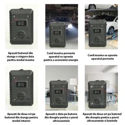 Aparat Impotriva Rozatoarelor, Interior, Exterior, Autoturism, Ultrasunete Variabile, Lumini Stroboscopice, 3 x Acumulatori, Auto ON si OFF la Pornire - imagine 4