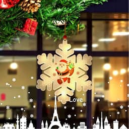 Decoratiune Iluminata Fulg de Nea LED pentru Brad de Craciun - imagine 7