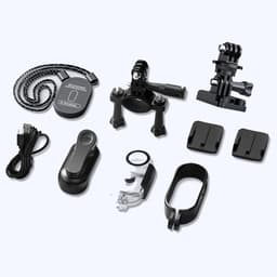 Cameră video corporală UHD 4K WiFi, 10 accesorii, unghi 120, înregistrare în buclă, microSD max 256GB, 800mAh, zgardă POV pet, montare magnetică, carcasă waterproof, kit accesorii: adeziv plat/curb, clemă ghidon, adaptor trepied - imagine 10