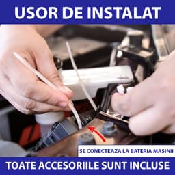 Aparat Impotriva Rozatoarelor, Interior, Exterior, Autoturism, Ultrasunete Variabile, Lumini Stroboscopice, 3 x Acumulatori, Auto ON si OFF la Pornire - imagine 12