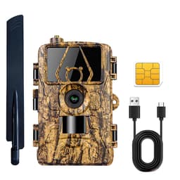 Camera de vanatoare, Rezolutie 8K, Foto 60MP, SIM 4G iOS si Android, IR Nocturna 30M, IP66 Impermeabila, Senzor Ultra-rapid 0.2 Secunde, Card Memorie - imagine 1