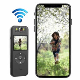 Camera Video Sport UHD, Rezolutie 4K, Senzor CMOS, WiFi, Filmeaza pe Timp de Noapte, Rotire Obiectiv 180°, Lanterna, Suport Prindere Bicicleta, Magnet - 4