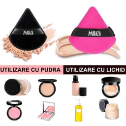 Bureți reutilizabili pentru fond de ten