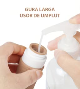 Set 17 Recipiente Calatorie, Rezistente la Scurgeri, Maleabile, Perie Curatare, Gentuta Cosmetice - imagine 2