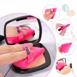 Bureți ergonomici de machiaj pentru pudră