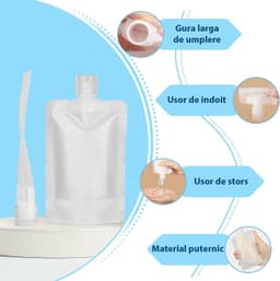 Set 16 Recipiente Calatorie, Rezistente la Scurgeri, Organizare Produse cosmetice - imagine 3