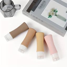 Set 17 Recipiente Calatorie, Rezistente la Scurgeri, Maleabile, Perie Curatare, Gentuta Cosmetice - imagine 5