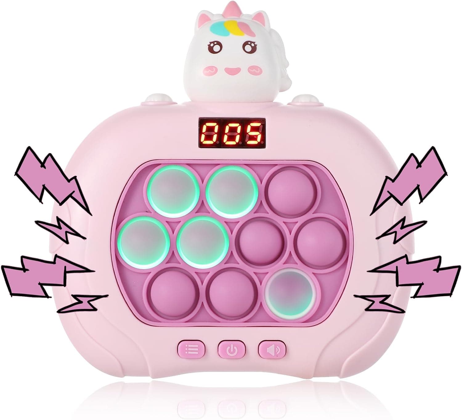 Jucarie Pop It Electronica cu Display, 999+ de nivele diferite, 6 moduri de joc