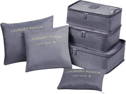 Set 6 Organizatoare pentru Calatorie, Ideale pentru Valiza, Troler, Marimi Diferite - imagine 9