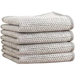 Set 4 Lavete Abrazive care Nu Zgarie, Reutilizabile, Indeparteaza Grasimea si Arsura, Curata Legume - 1