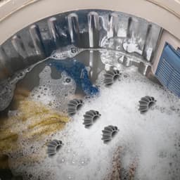 Set 5 Bile pentru Masina de Spalat, Antisifonare, Silicon, 4.5 x 3 cm, Gri - 4