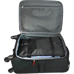 Organizator Pliabil de Bagaje, 3 Nivele, Compartiment pentru Pantofi, Raft de Depozitare, Impermeabil, Portabil, Dimensiune 40 x 26 x 54 cm, Negru - imagine 7