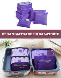 Set 6 Organizatoare pentru Calatorie, Ideale pentru Valiza, Troler, Marimi Diferite - imagine 42