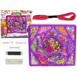 Set Creativ de Margele pentru Bratari si Coliere, 600 Piese, 16 Culori si Marimi Diferite, 30x27x3.5 cm - 2