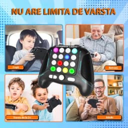 Jucarie Pop It Electronica cu butoane, Versiune Imbunatatita cu muzica, 5 Moduri de Joc - imagine 8