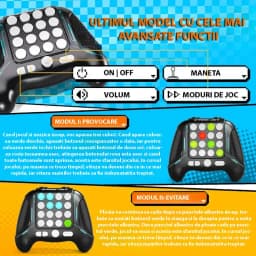 Jucarie Pop It Electronica cu butoane, Versiune Imbunatatita cu muzica, 5 Moduri de Joc - imagine 4