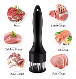 Ustensila pentru fragezit carnea cu 21 tije ascutite din inox - 2