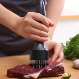 Ustensila pentru fragezit carnea cu 21 tije ascutite din inox - 4