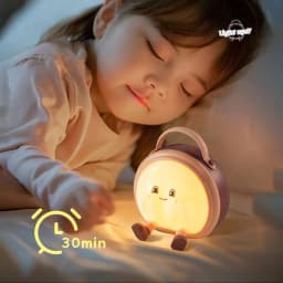 Lampa LED Copii, Silicon, Reincarcabila, 3 Moduri de Iluminare, Model Gentuta, 11 x 8.5 x 12 cm - 2