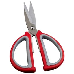 Foarfeca Multifunctionala Bucatarie si Birou - Otel Inoxidabil, 19,3 cm, Rosu - 1