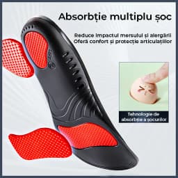 Branțuri Ortopedice pentru Dureri de Picioare, Susținere Arcadă, Amortizare Socuri, Mărime Ajustabilă - imagine 6