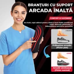 Branțuri ortopedice pentru sprijinul arcadei piciorului