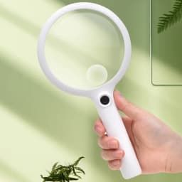 Lupă mare pentru citit și verificare monede