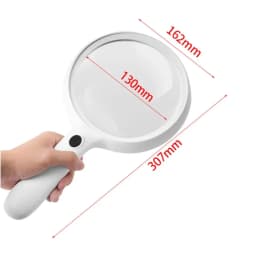 Dimensiuni lupă mare rotundă 10X - 30X