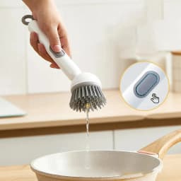 perie de curatat anti-grasime Miraza cu dozator de detergent in maner