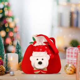 saculet cadouri Craciun decor brad