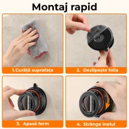 suport auto magnetic telefon montaj rapid pe bord sau parbriz
